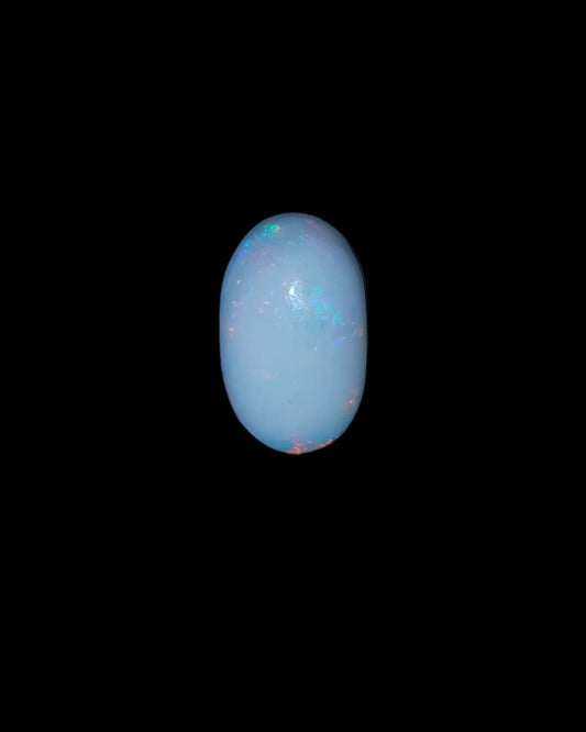 High Domed Double Sided Coober Pedy White Opal